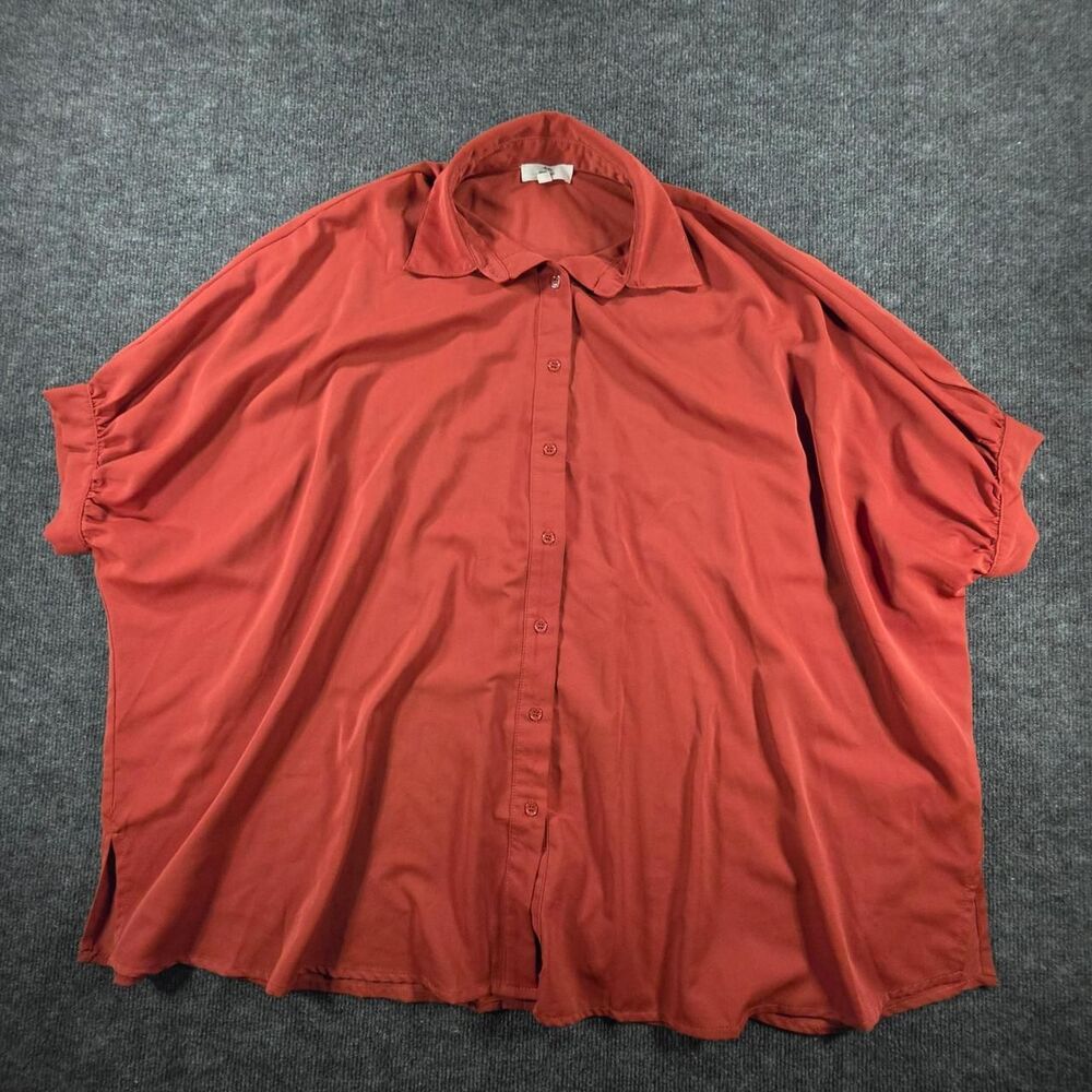 Entro Women's Red and Orange Blouse